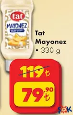 TAT MAYONEZ 330 G fiyat ve kampanya bilgisi